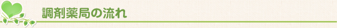 調剤薬局の流れ